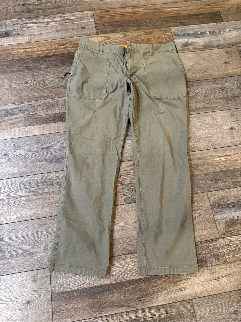 Men's Olive Green Work Pants